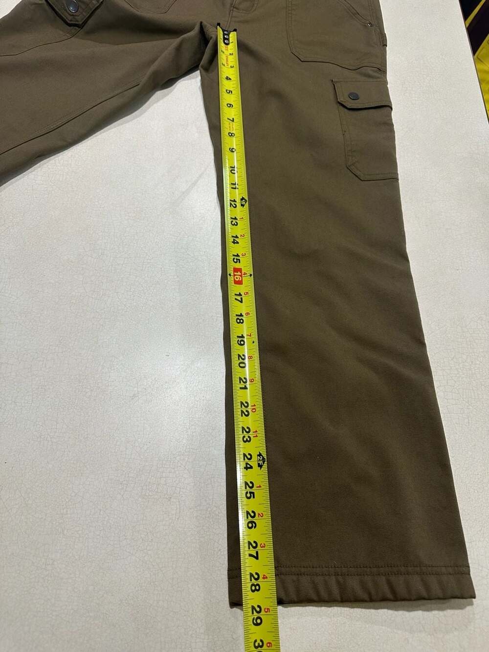 Duluth Flex Fire Hose Cargo Pants Womens 6x29 (27x29) Brown Relaxed Work - Picture 8 of 10